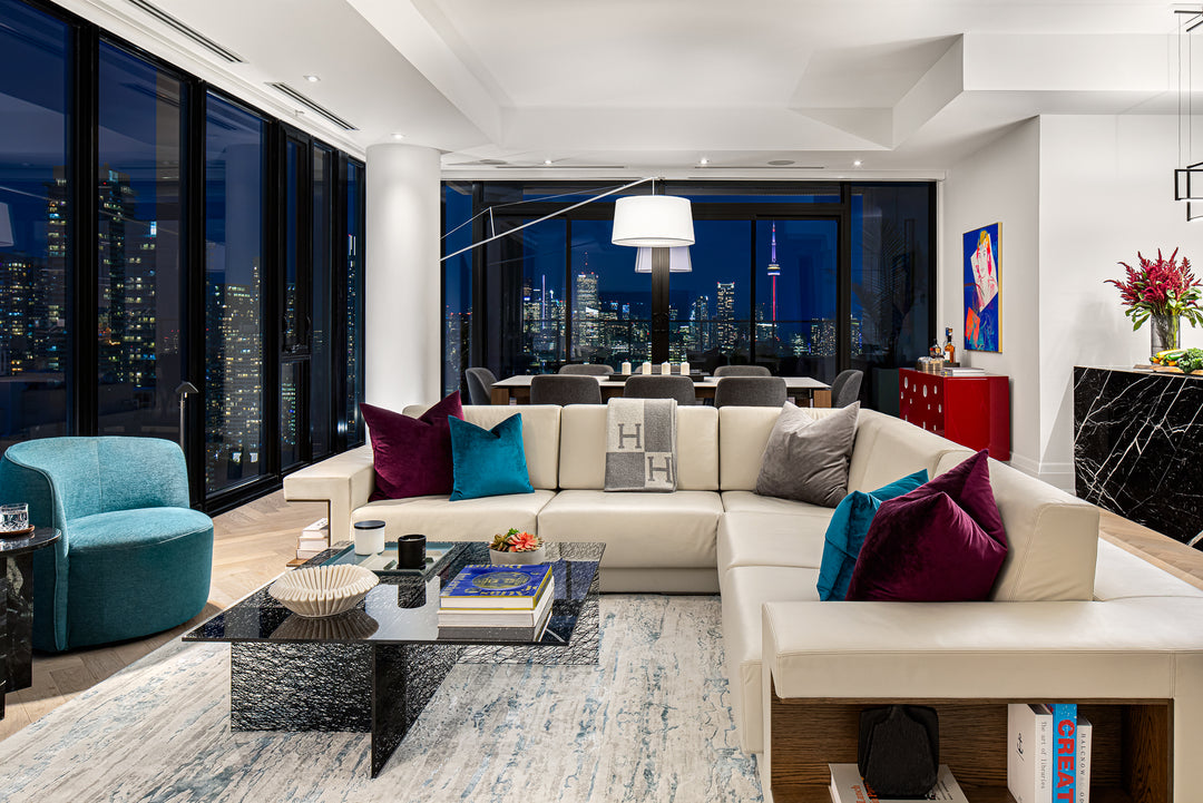 Living room styled by Persian Rugs Direct