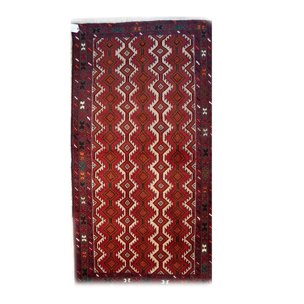 Baluchi Wool Rug 3.5'x6.5'