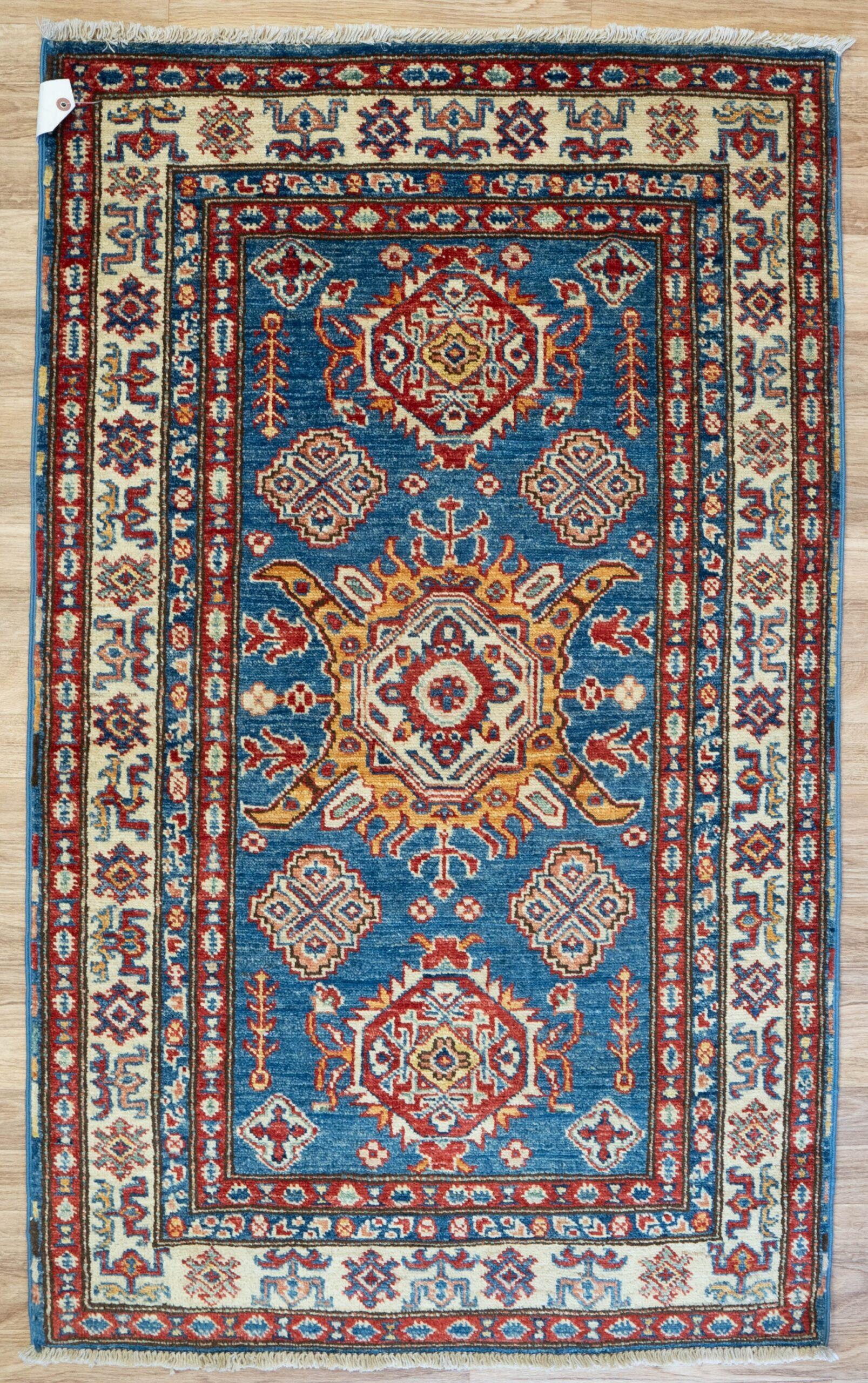 Kazak Wool Pile Rug 2.10'x4.6'