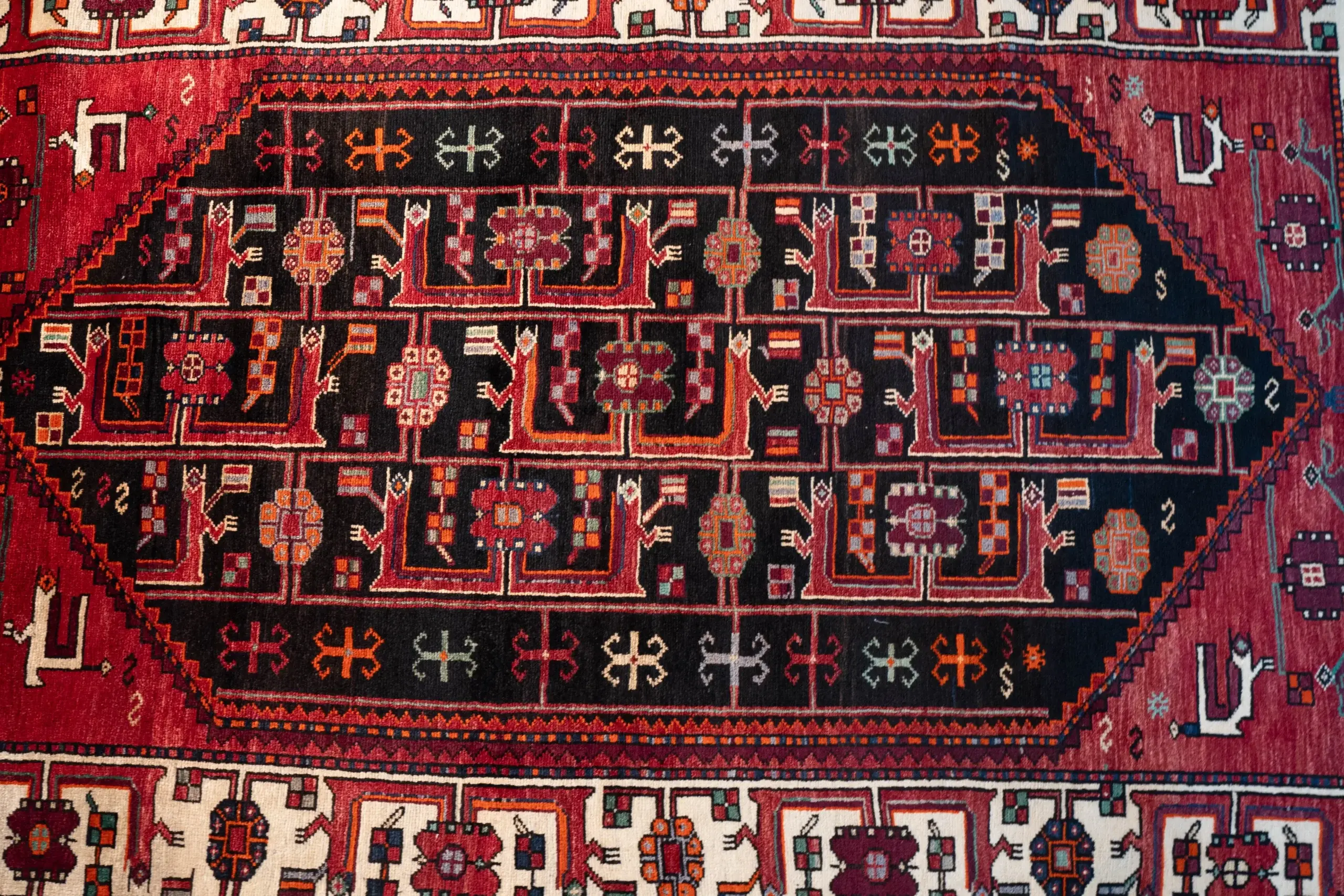 Bakhtiari Wool Rug 5.4x6.7