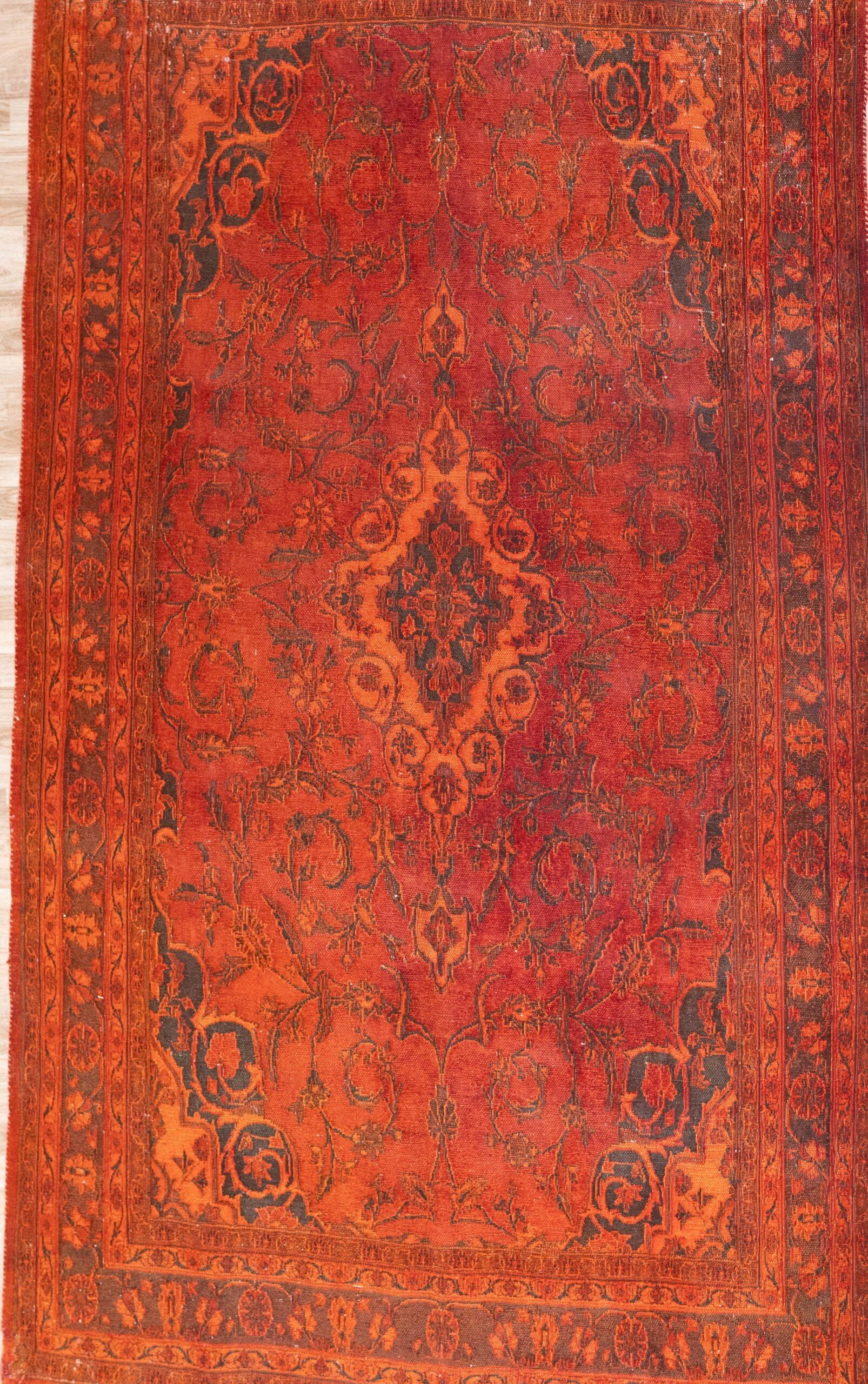 Overdyed Vintage Wool rug 7.0x10.0