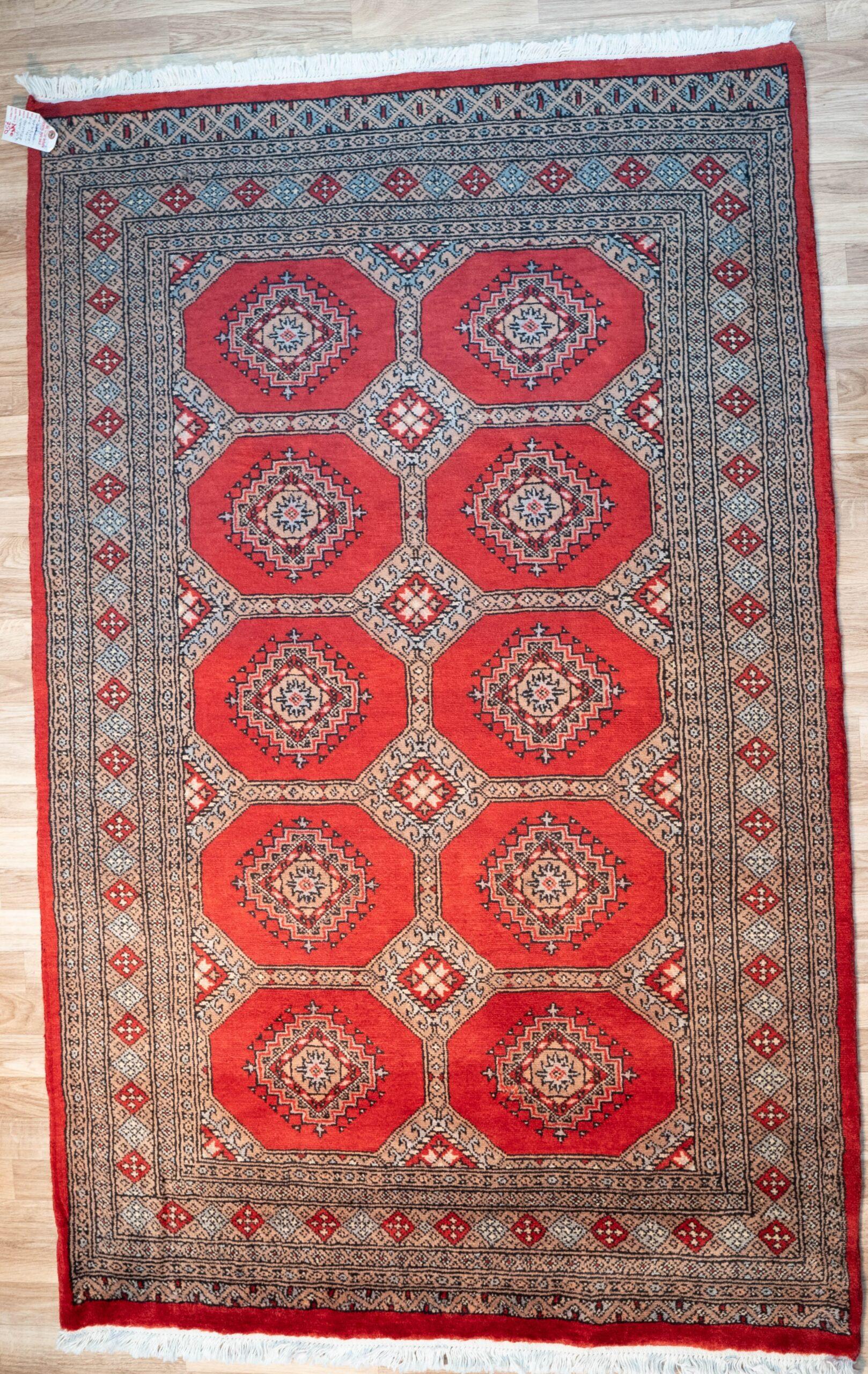 Bokhara Wool Pile Rug 4.1'x6.6'