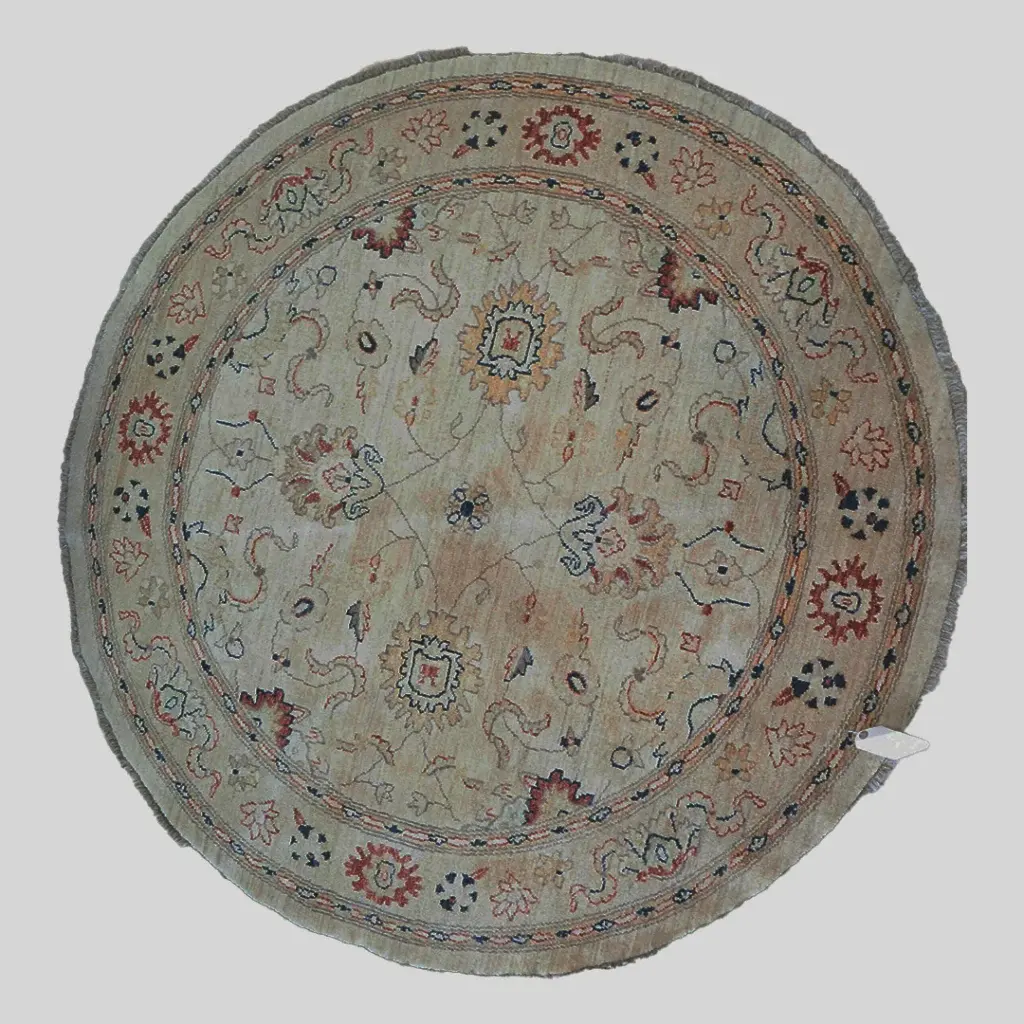 Chobi Wool Rug 5'x5'
