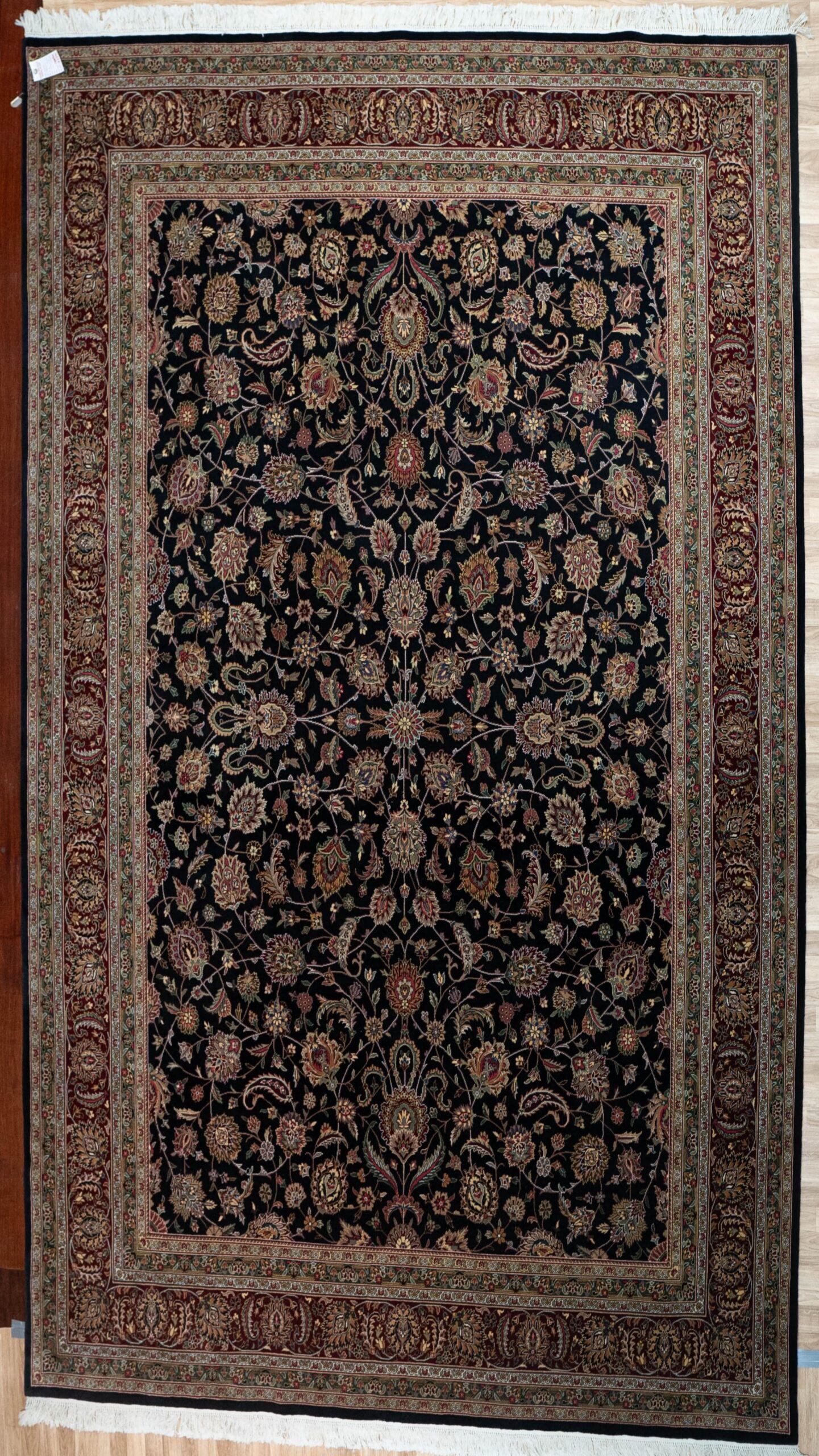 Tabriz Wool silk Rug 9'x12'