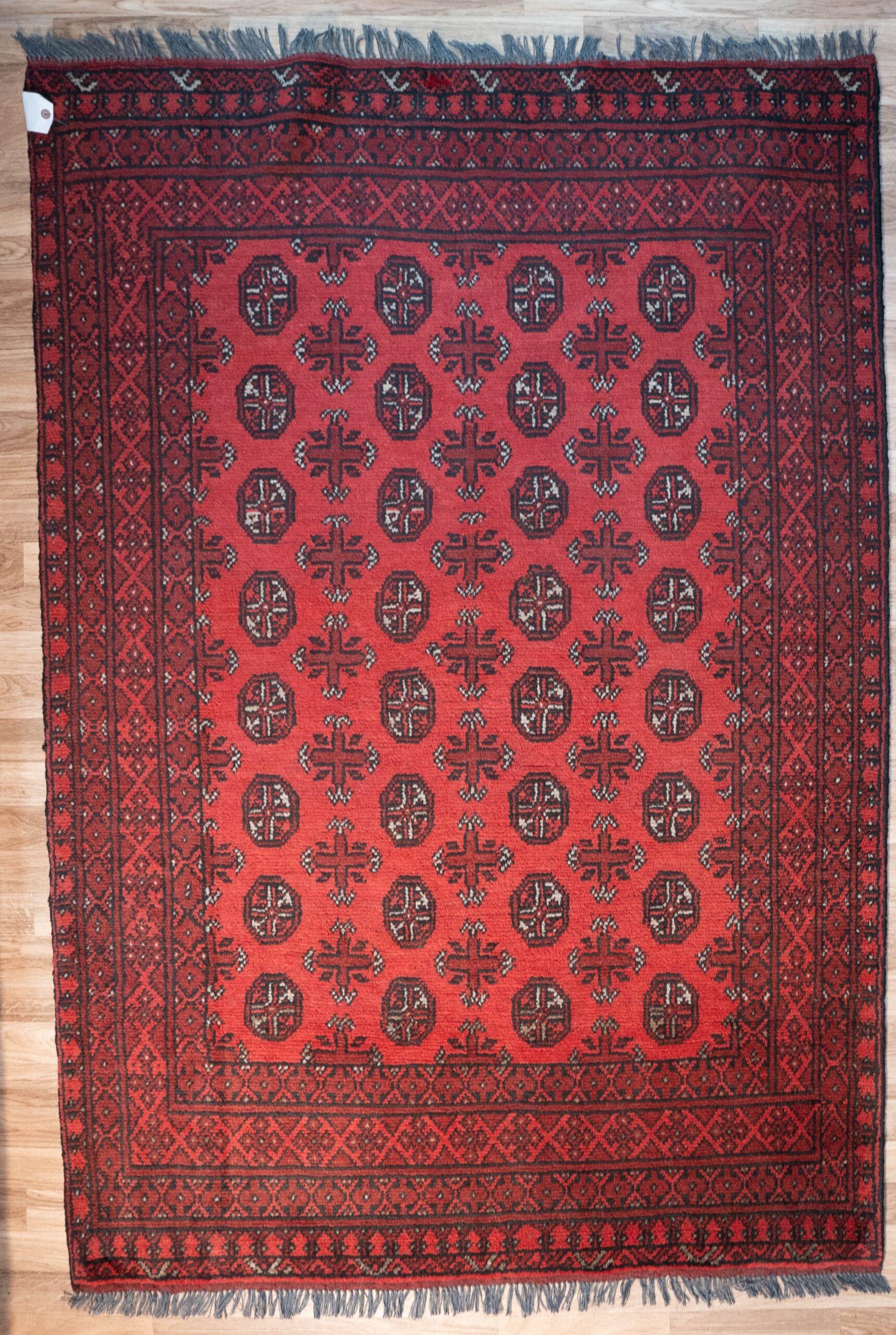 Turkmen Wool pile Rug 4.9'x6'