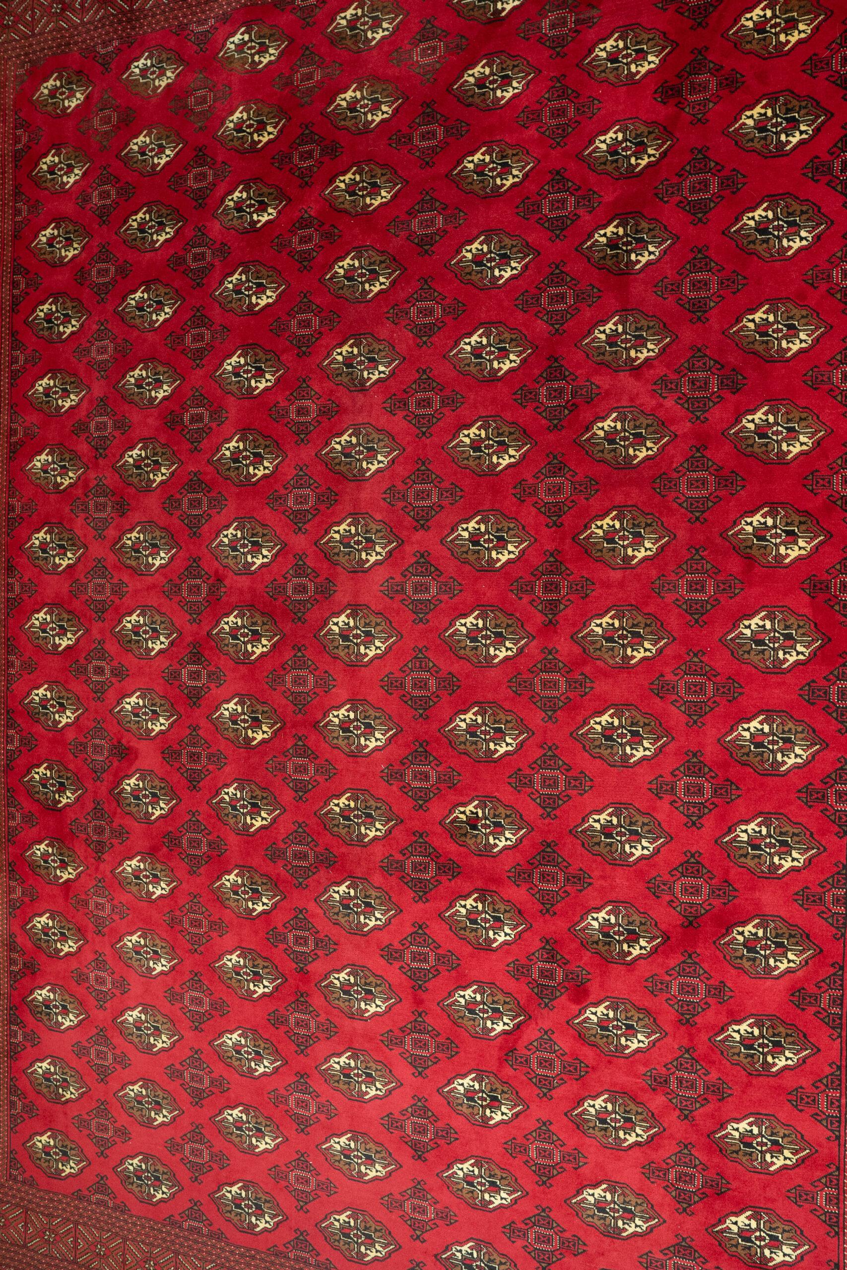 Turkmen Wool Rug 12.7x10.1