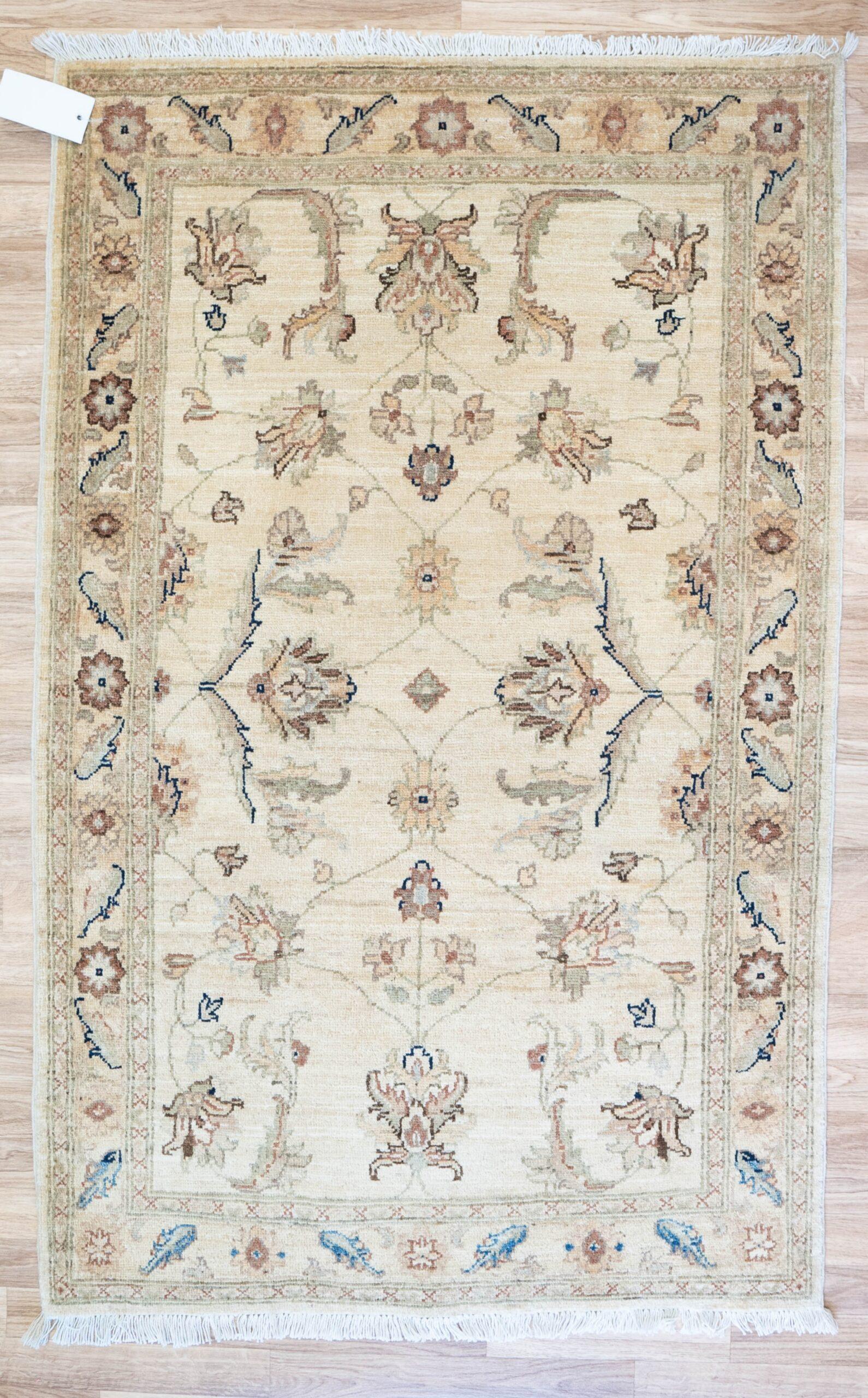 Chobi Wool Rug 3.4'x5.2'
