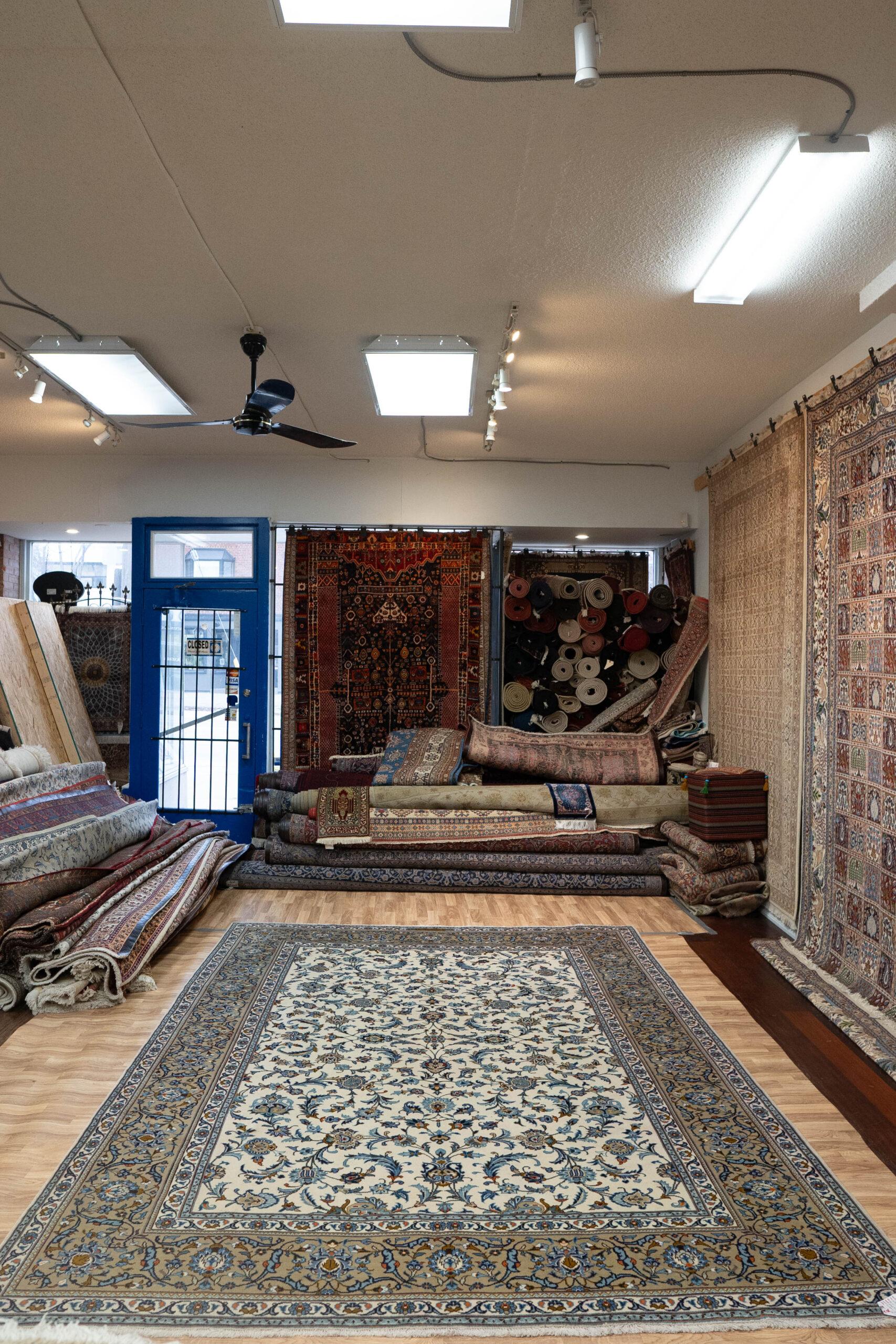 Kashan Wool Silk Rug 8.6'x11.6'