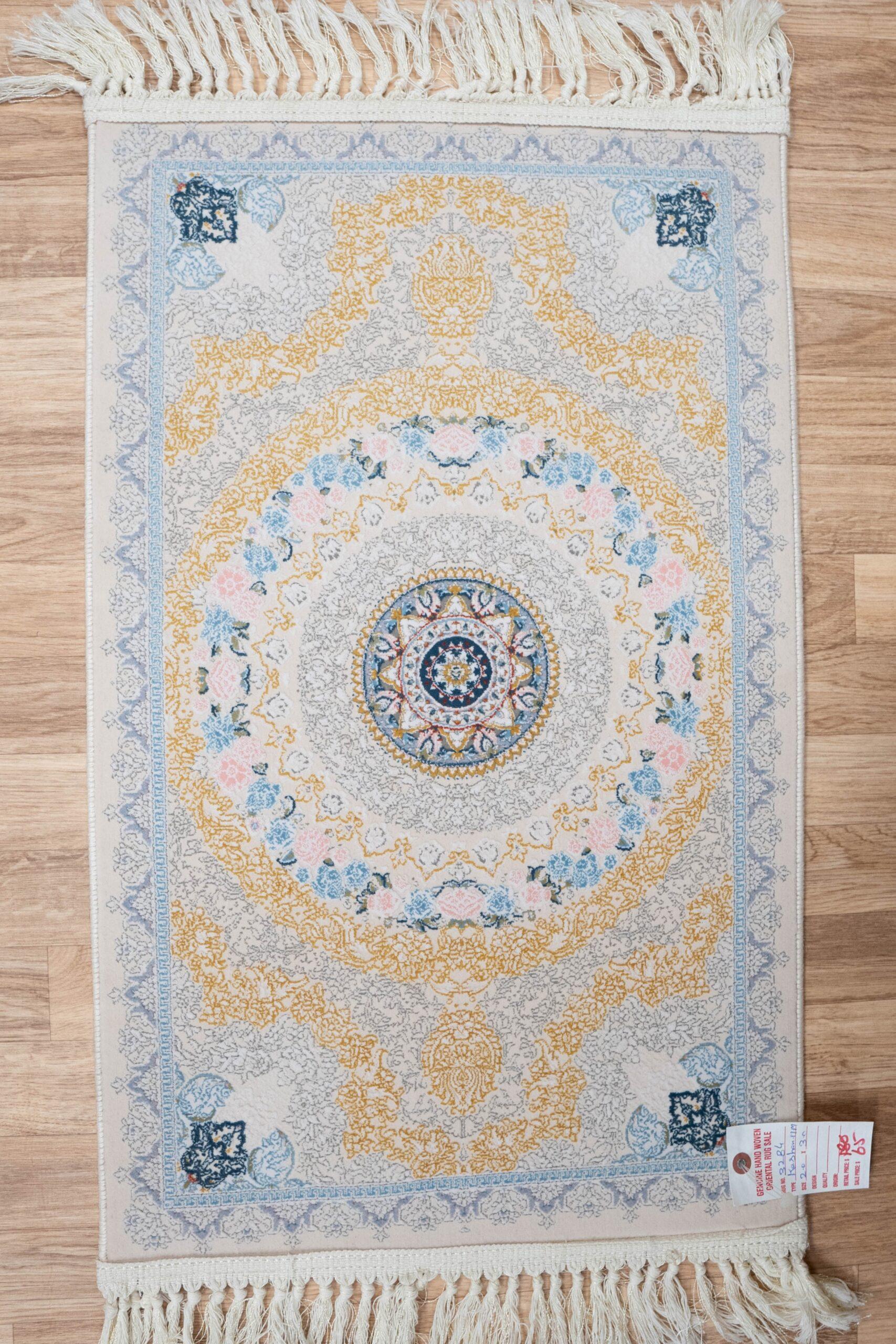 Kashan Wool Rug 2.0x3.0
