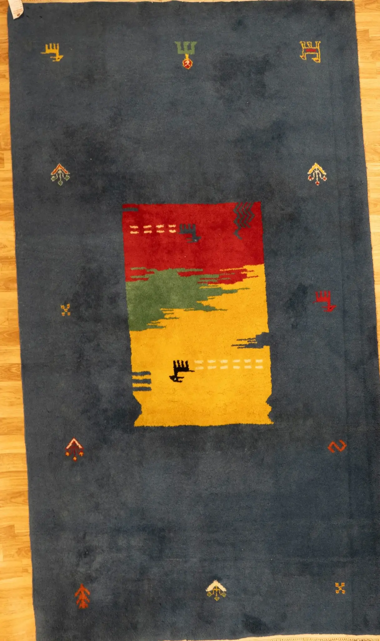 Gabbeh Wool Rug 7.10 x 5.6'