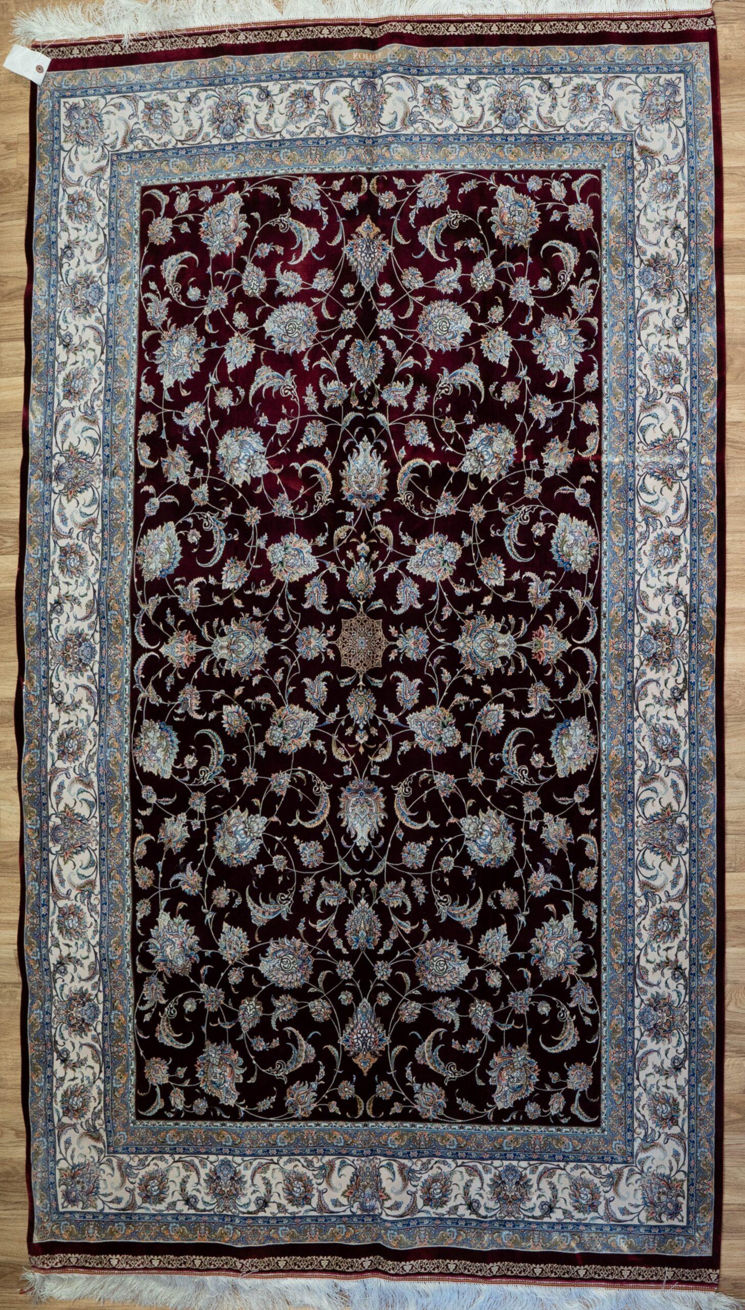 Qum Design Silk Rug 4.10'x7.5'