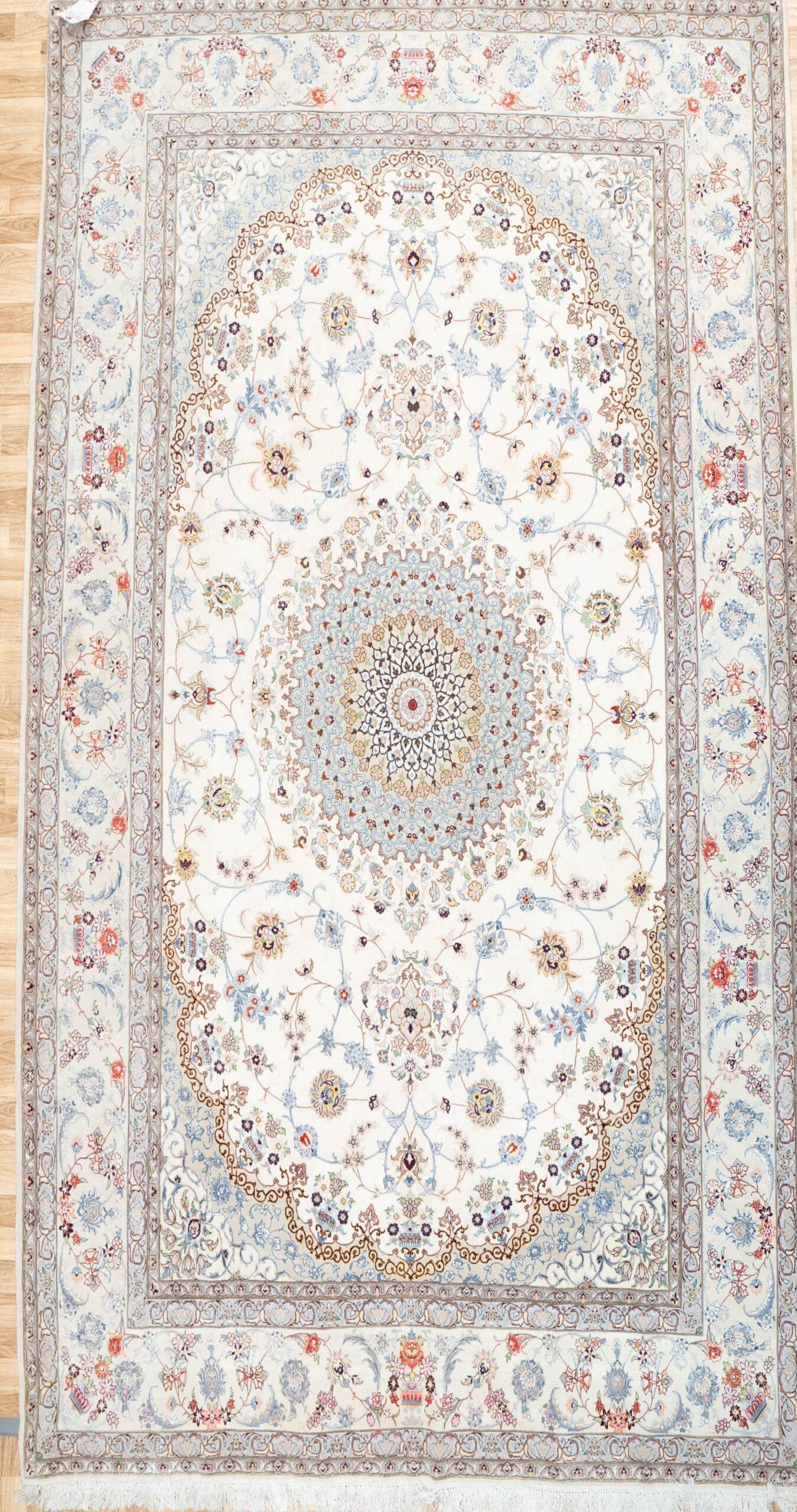 Isfahan Wool Rug 10.0x6.9