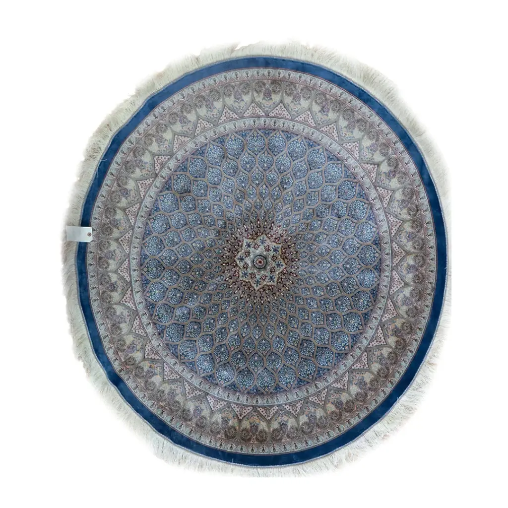 Qum Design Silk Rug 5'x5'