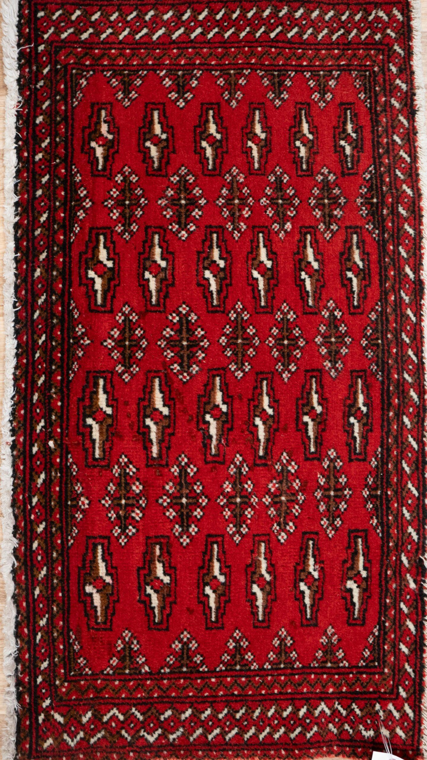 Turkmen Wool Rug 1.8x3.5