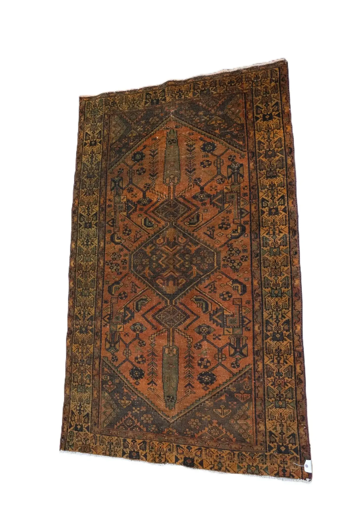 Vintage Hamadan Rug – 2.2 × 3.4 FT
