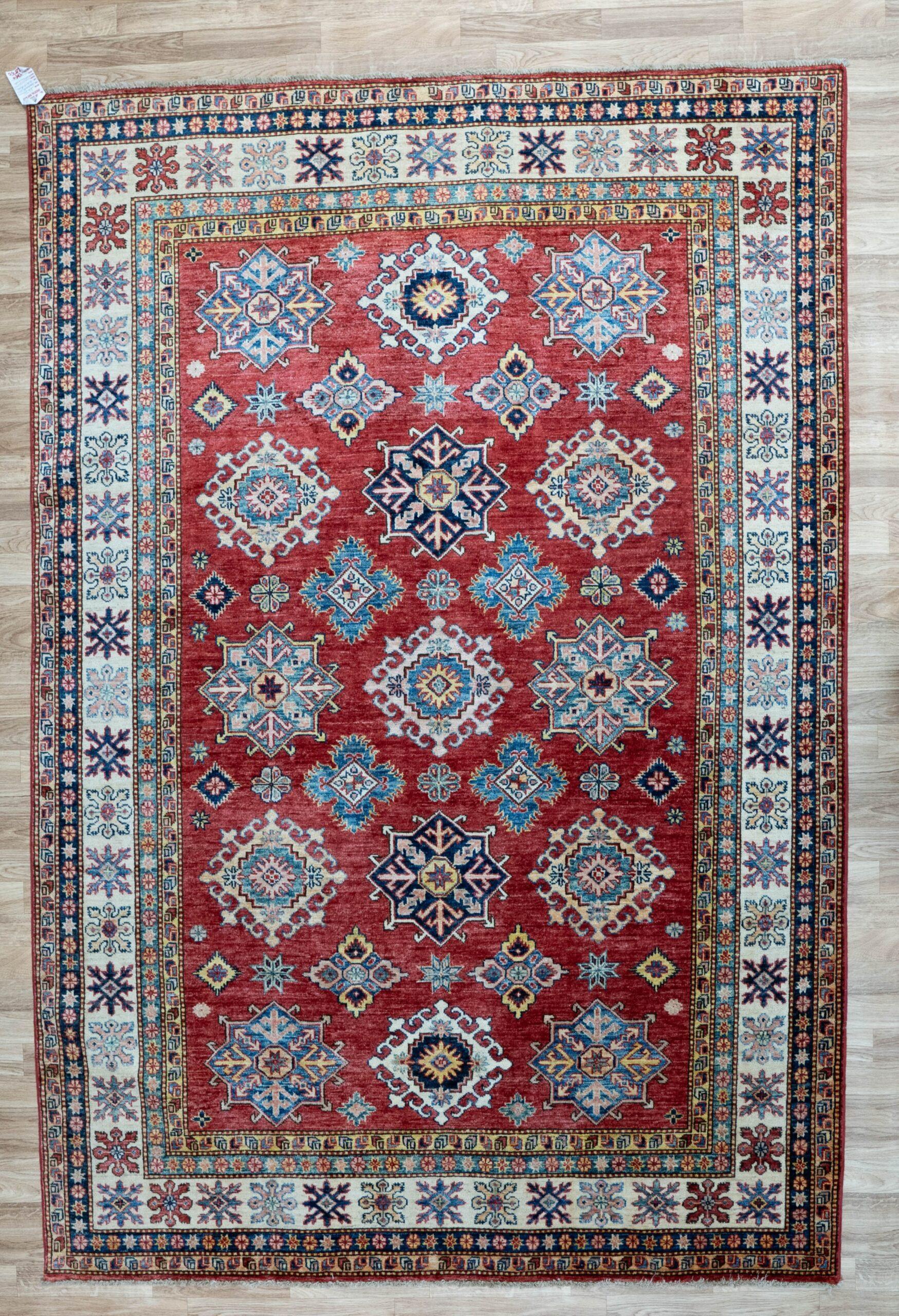 Kazak Wool Rug 6'x8'