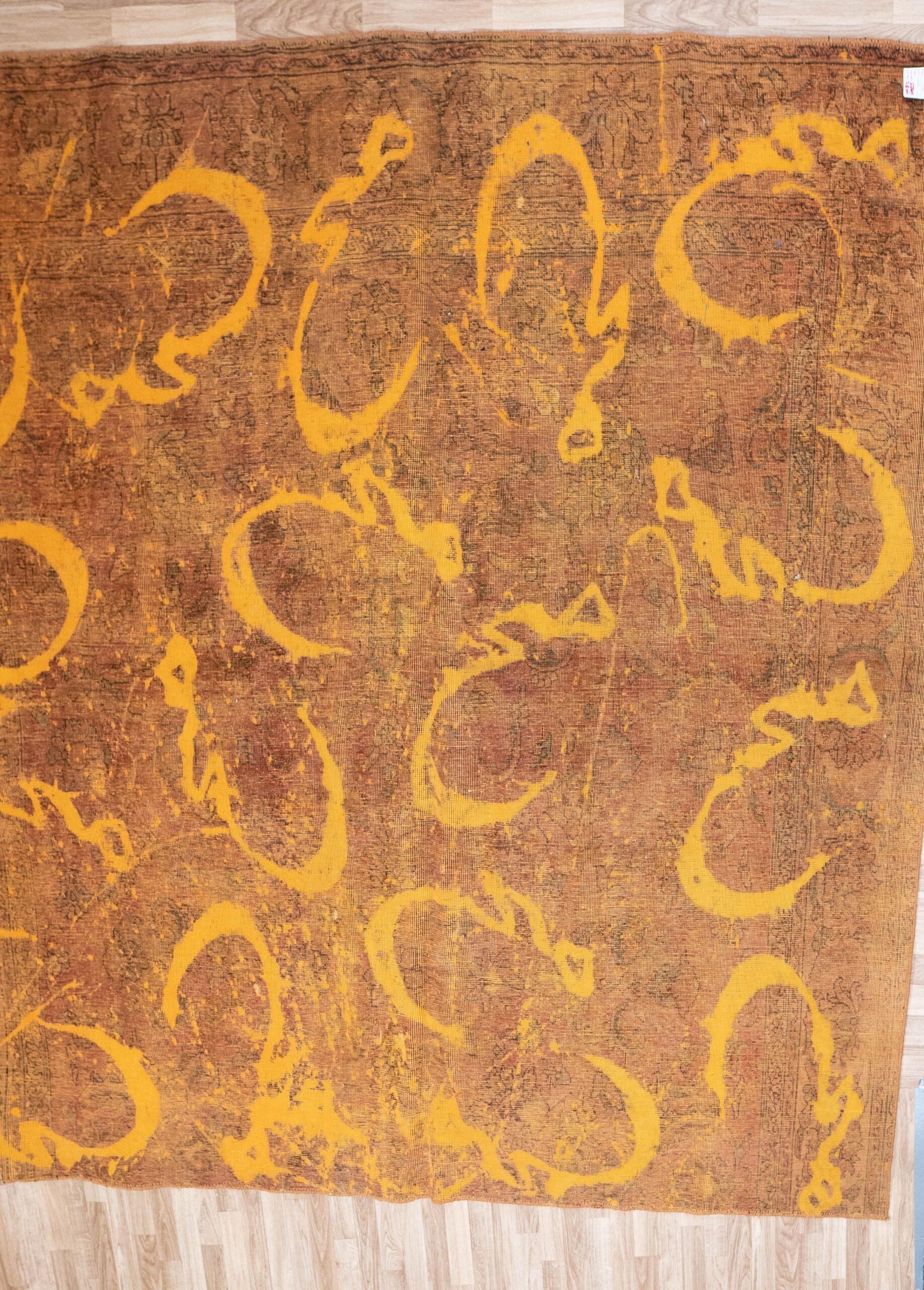Vintage Overdye Rug 9.8x7.8