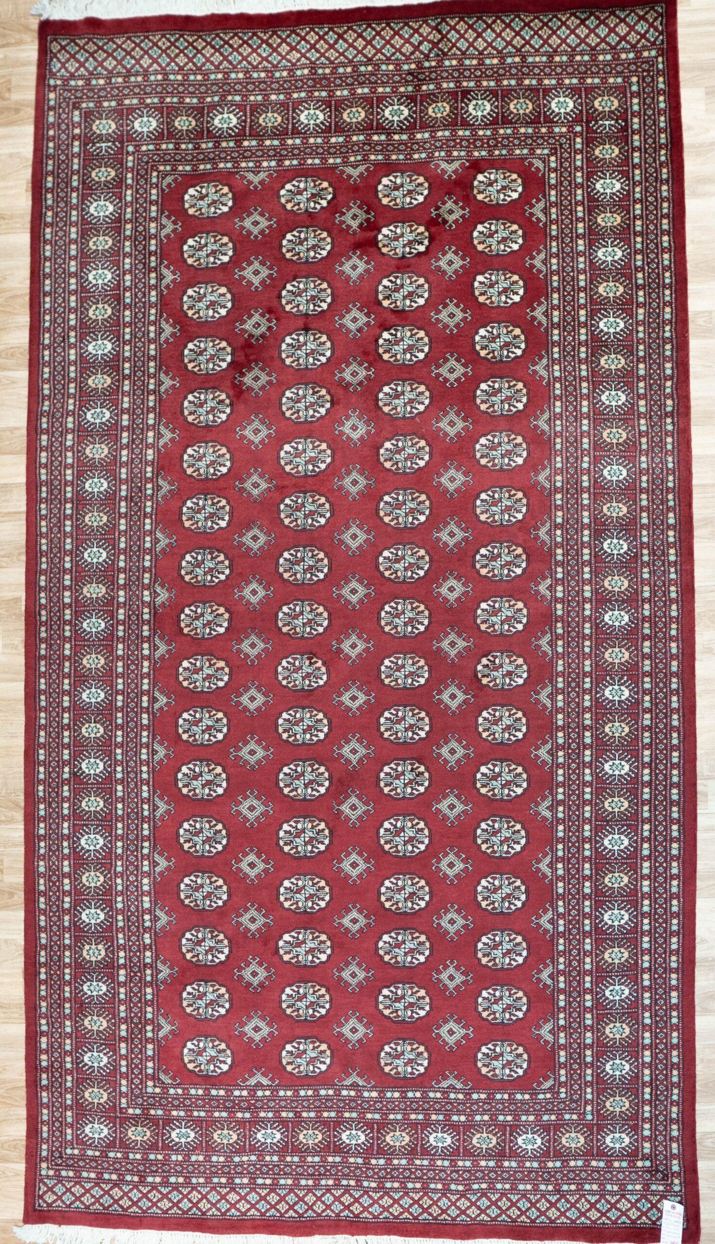 Bokhara Wool Pile Rug 6'x9'