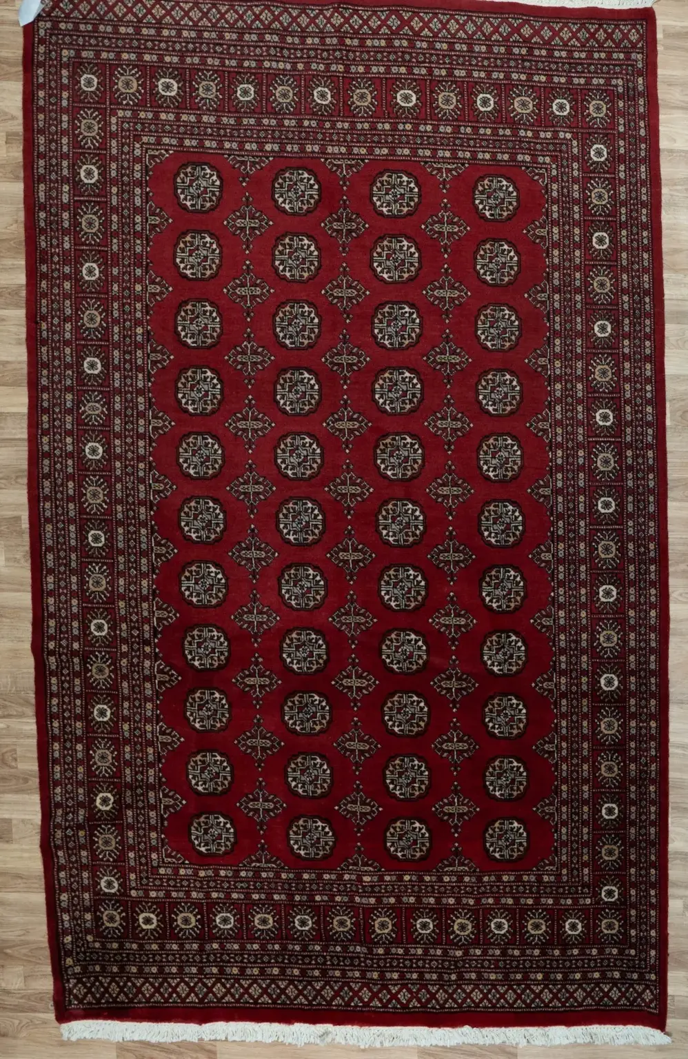 Bokhara Wool Rug 9.2'x6.2'