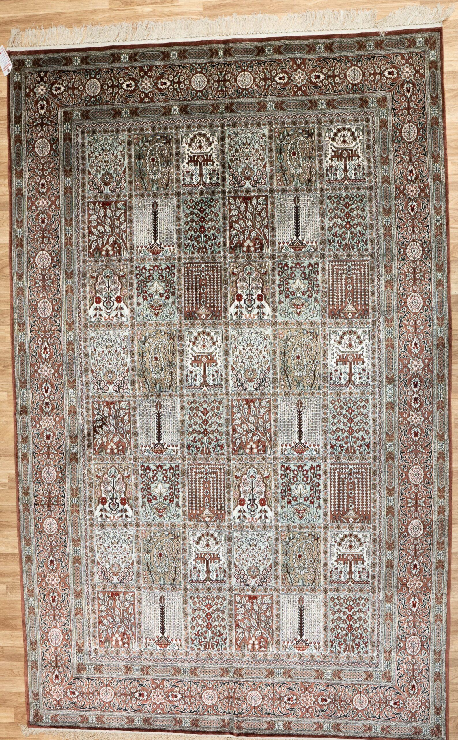 Qum Design Silk Rug 6'x9'