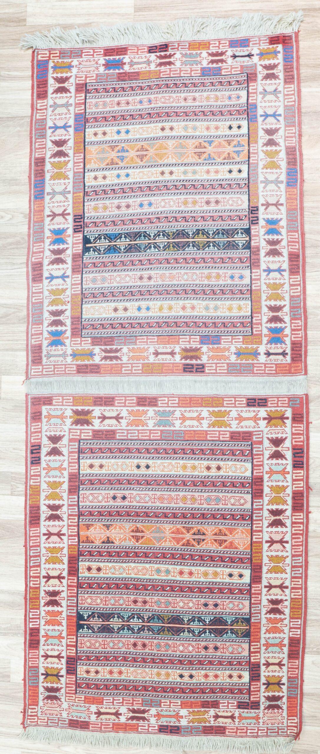 Kilim Wool Rug 2.6'x6'