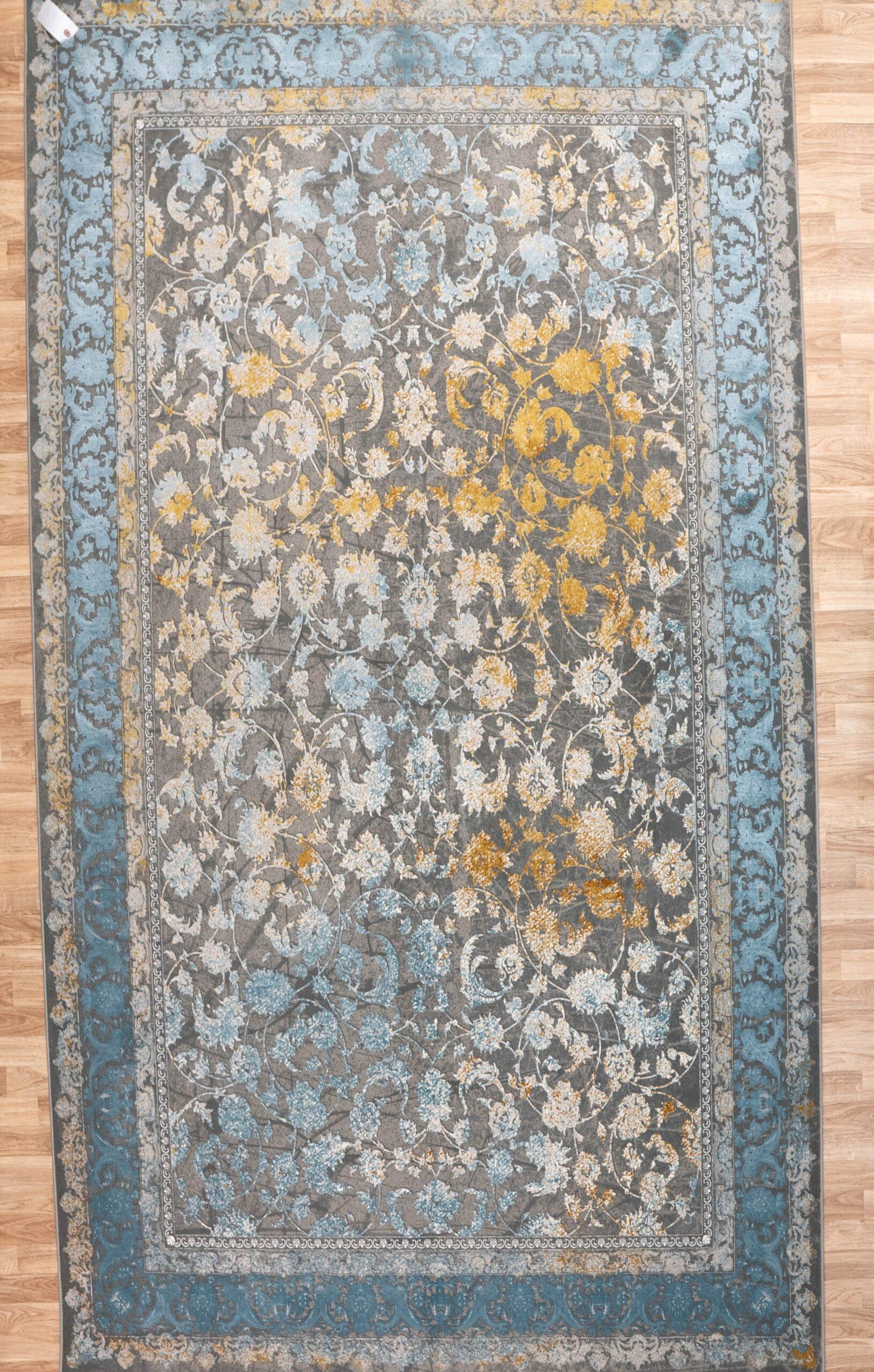 Tabriz Design Wool Silk Rug 7'x10'