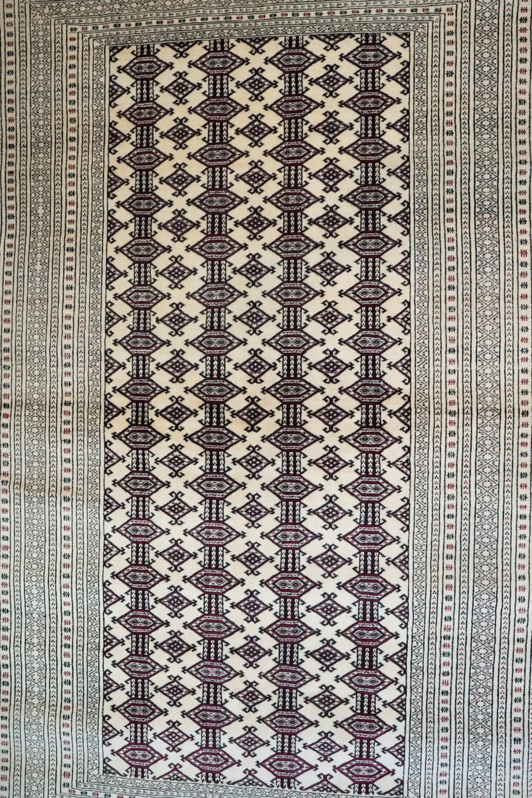 Turkmen Wool Rug 6.6x4.2
