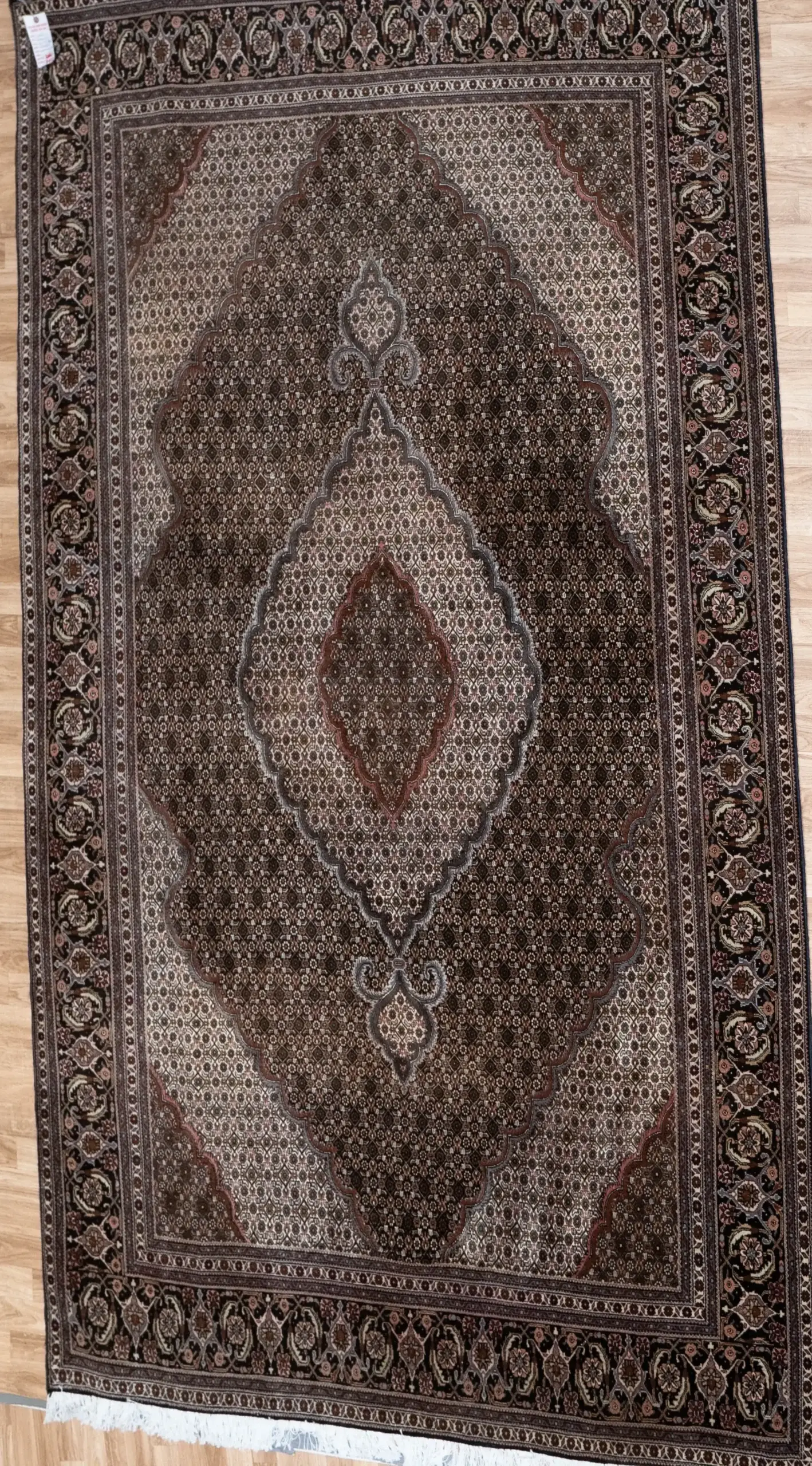 Tabriz Wool Rug 6.8 x 9.8