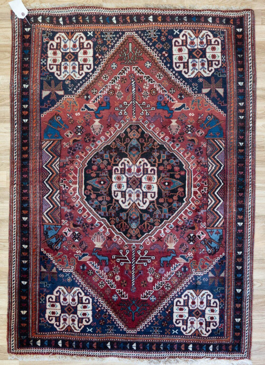 Qashqai Wool Rug 3'x5'