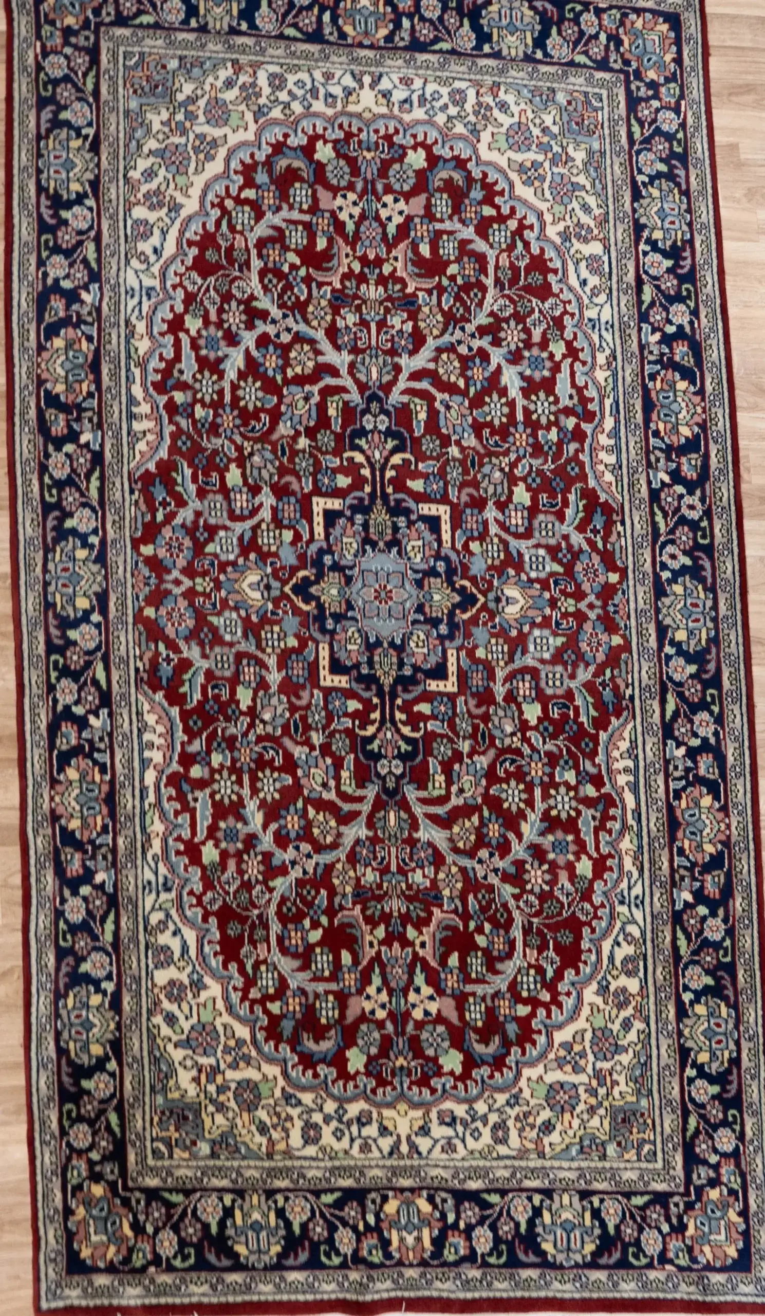 Kashan Wool Rug 5.0 x 7.5'