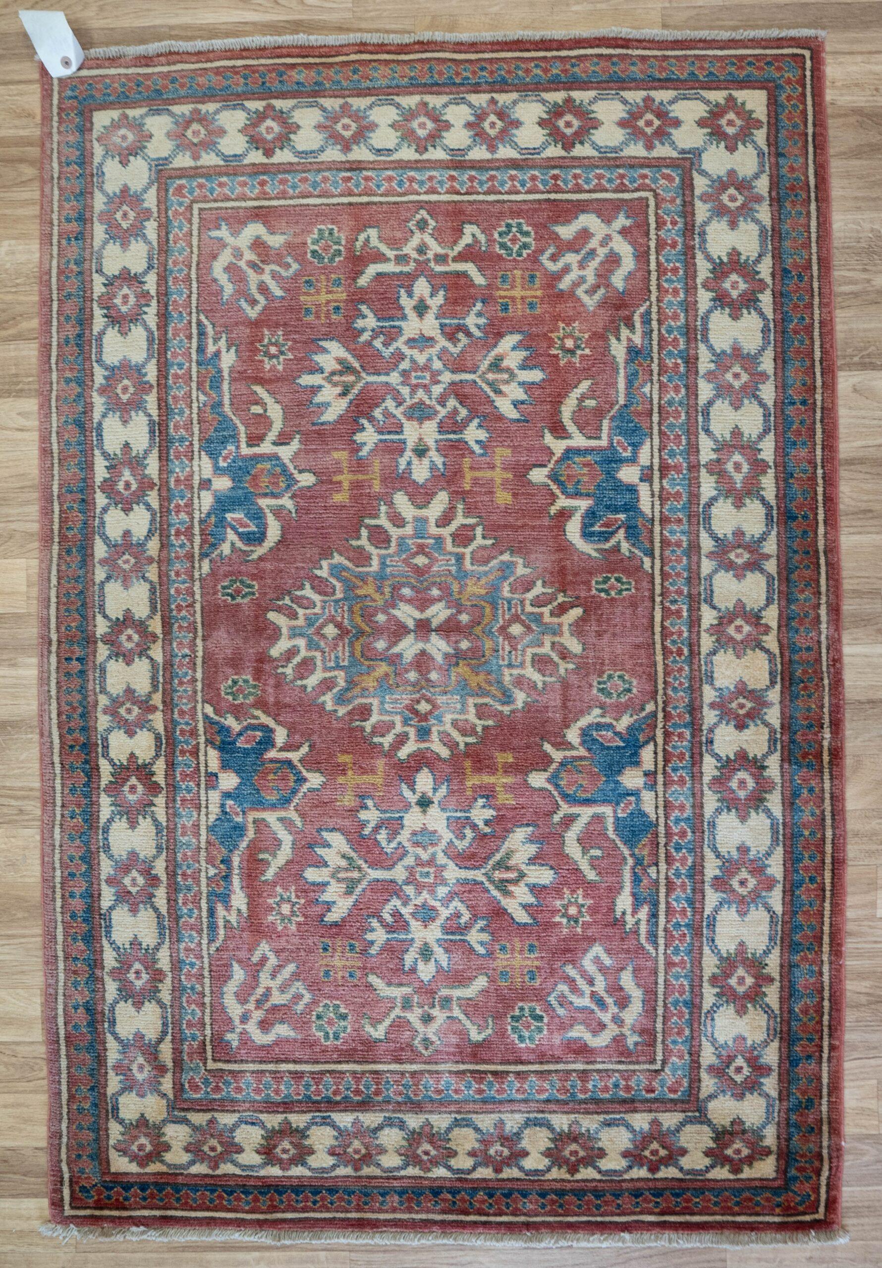 Kazak Wool Rug 3'x5'