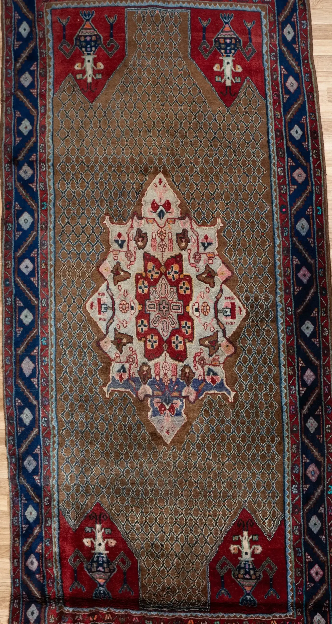 Hamadan Wool Rug 5.5 x 8.5
