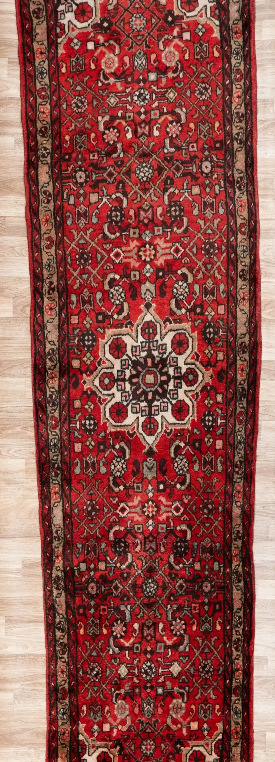 Hamadan Wool Rug 3.0 x 9.0'