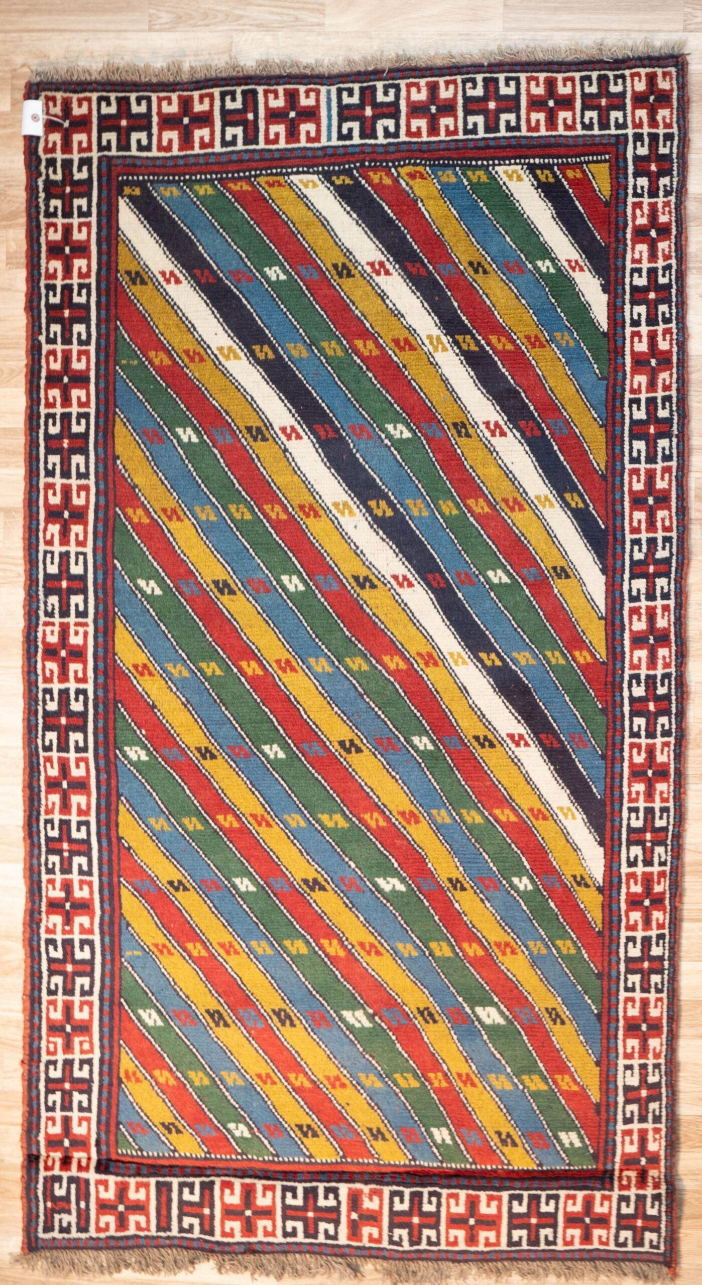 Sarouk Wool Rug 3.8'x6.7'