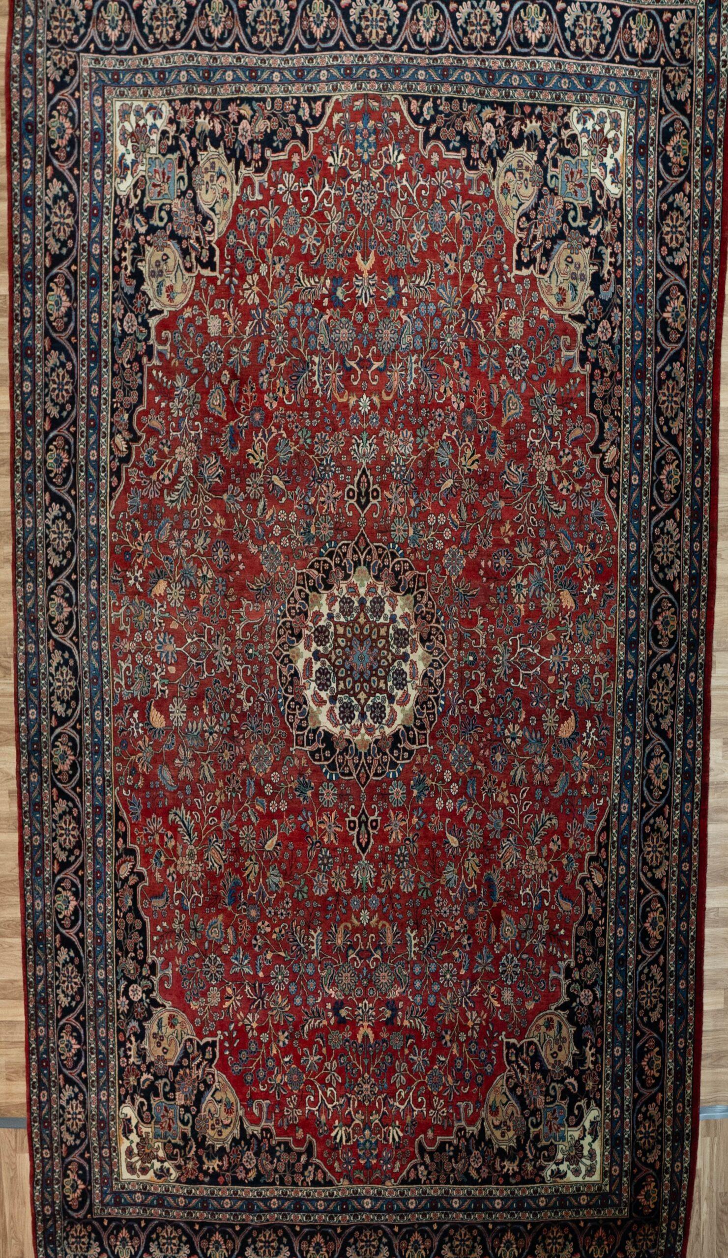 Bidjar Kurk Wool Rug 9.1'x13.7'